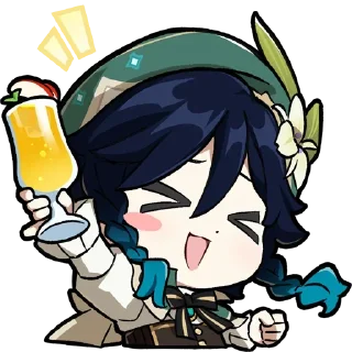 🥂 emoji Геншин эх Telegram sticker 12 of 120