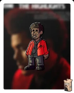 🌟 emoji The Weeknd Telegram sticker 9 of 55