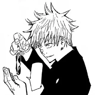 ⭐ emoji satoru gojo★ @kkaarrry Telegram sticker 22 of 75