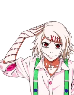 ❤️ emoji Токийский гуль @anime_Stickerr Telegram sticker 22 of 27