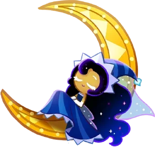 🌟 emoji ᗰOOᑎᒪIGᕼT ᑕOOKIE/Moonlight coo Telegram sticker 12 of 62