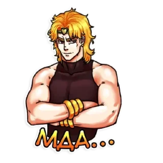 😄 emoji Джоджо Telegram sticker 6 of 43