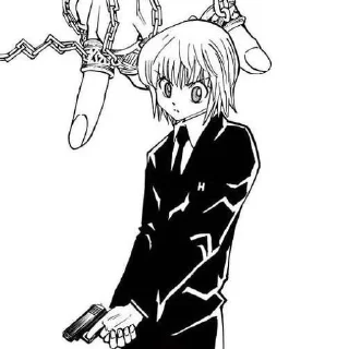 ⛓ emoji kurapika @gokittygoe // @evexioq Telegram sticker 11 of 120