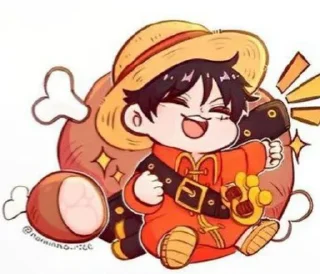 😁 emoji Luffy2 by@Loveyouluffy Telegram sticker 11 of 120