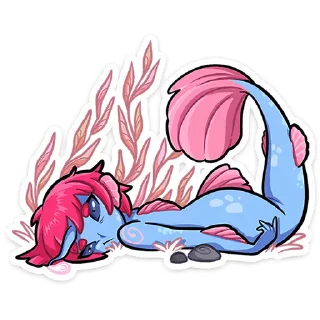 🫠 emoji Лорелея от @tmemillik Telegram sticker 4 of 49