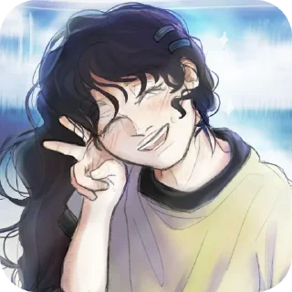 ❤ emoji Элоди Моро Telegram sticker 10 of 23