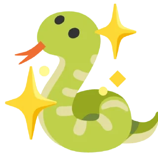 🌟 emoji Pack3 :: Snake Telegram sticker 5 of 50