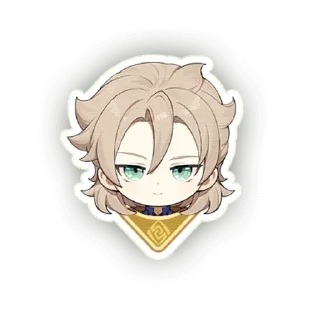 Sticker from Albedo ≈ @wujsed