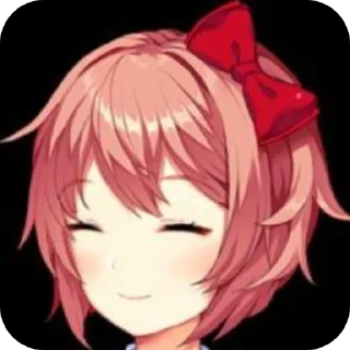 🥰 emoji DDLCSHIT😨 :: @MixaCute🥰 Telegram sticker 10 of 118