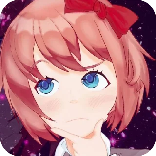 🧐 emoji DDLCSHIT😨 :: @MixaCute🥰 Telegram sticker 12 of 118