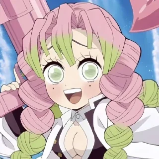 🌟 emoji 「 Mitsuri Kanroji.  :: Kny Telegram sticker 20 of 22
