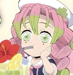 🌟 emoji 「 Mitsuri Kanroji.  :: Kny Telegram sticker 16 of 22