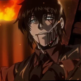 🌟 emoji Hellsing Walter Dornez Telegram sticker 23 of 95