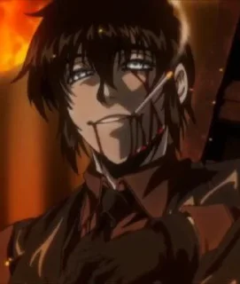 🌟 emoji Hellsing Walter Dornez Telegram sticker 5 of 95