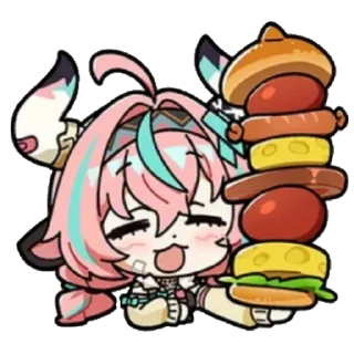 🥰 emoji Вареса🐮 Telegram sticker 7 of 14