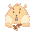 😋 emoji Лысые Хомячьи Истории Telegram sticker 11 of 19