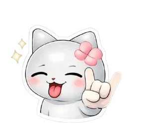 😝 emoji kitti mew (@myorfikk) Telegram sticker 24 of 24