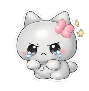 😠 emoji kitti mew (@myorfikk) Telegram sticker 8 of 24