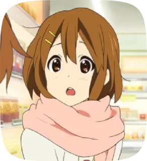 🙁 emoji k-on! Telegram sticker 24 of 50