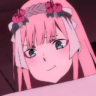 🌟 emoji Zero Two • @Earth928B Telegram sticker 6 of 50