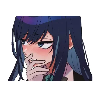 🫣 emoji ADO 💙 Telegram sticker 5 of 60