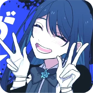 😀 emoji Ado :: @shiny_kng Telegram sticker 9 of 30