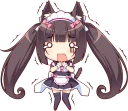 😱 emoji NEKOMIMI PARADISE :: @line_stickers Telegram sticker 22 of 80