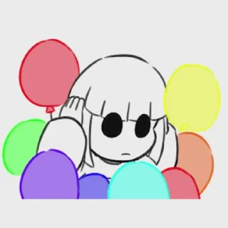 🎈 emoji Core!Frisk @Undertale_Love_Forever Telegram sticker 6 of 23