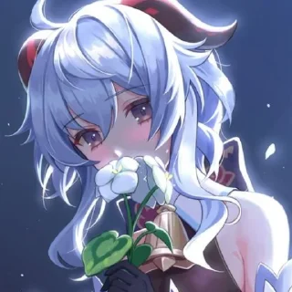 🌷 emoji Гань Юй Telegram sticker 15 of 45