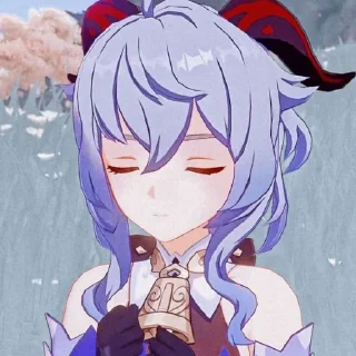 😌 emoji Гань Юй Telegram sticker 6 of 45