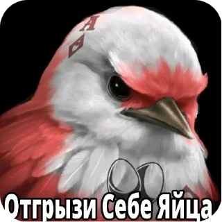🐦 emoji Белые птички Telegram sticker 11 of 116