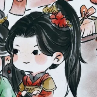 🌟 emoji qihua👩🏻‍❤️‍💋‍👩🏻🌸⚔️ :: @Xie_Mei Telegram sticker 19 of 101