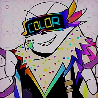 🌈 emoji 𝐹𝑅𝐸𝑆𝐻 𝐼𝑁𝐾 𝑆𝐴𝑁𝑆 🖌️🌈 [ by @stickers_undertale ] Telegram sticker 1 of 20