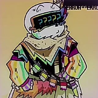 🌈 emoji 𝐹𝑅𝐸𝑆𝐻 𝐼𝑁𝐾 𝑆𝐴𝑁𝑆 🖌️🌈 [ by @stickers_undertale ] Telegram sticker 12 of 20