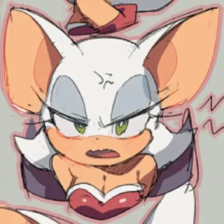 😡 emoji @AnimeTelegramStickersTg <- Руж Rouge Telegram sticker 18 of 98