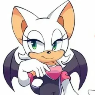 😏 emoji @AnimeTelegramStickersTg <- Руж Rouge Telegram sticker 9 of 98