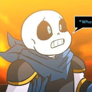 🤩 emoji Blue!sans underverse ✿ @Ruzi_heh Telegram sticker 15 of 34