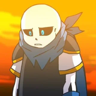 🤩 emoji Blue!sans underverse ✿ @Ruzi_heh Telegram sticker 23 of 34