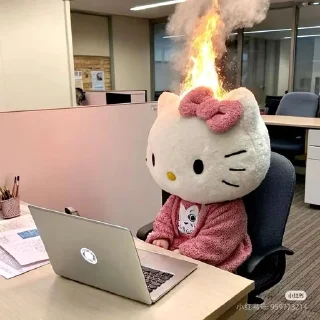 Sticker from Hello kitty mood
