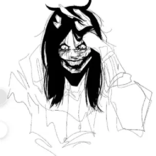 🤬 emoji Jeff the killer `` @bl00d1Xe Telegram sticker 21 of 60