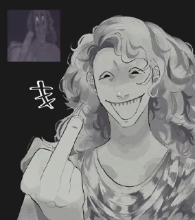 🖕 emoji Что мы делаем ночью Telegram sticker 24 of 30