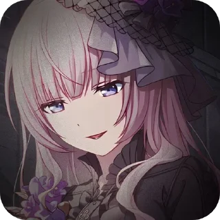 🌸 emoji ⊹𝆹𝅥𝆹𝅥Megurine Luka𝆹𝅥𝆹𝅥⊹ Telegram sticker 14 of 31