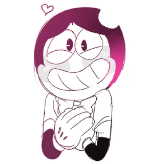 ❤️ emoji Bendyyyฅ⁠^⁠•⁠ﻌ⁠•⁠^⁠ฅ Telegram sticker 22 of 101