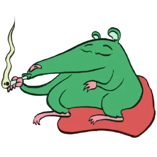 Sticker from КРЫС ПЫХ by @pp3gnezda