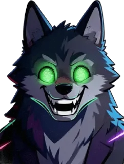 💰 emoji Волк Telegram sticker 12 of 13