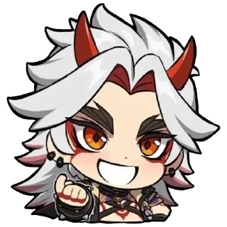😁 emoji Arataki Itto Telegram sticker 6 of 50