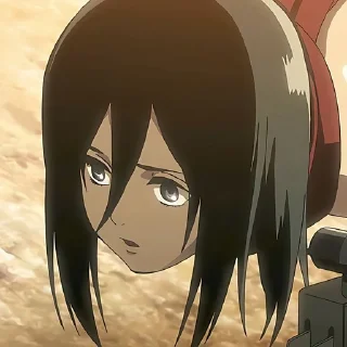 🌟 emoji MIKASA @STICKERSVL Telegram sticker 17 of 45