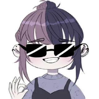 😎 emoji Персики Telegram sticker 8 of 15