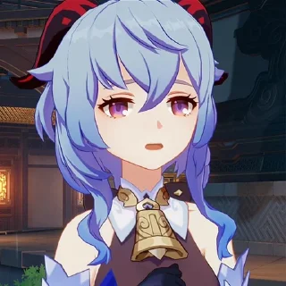 😟 emoji Genshin girls&memes muzimpack Telegram sticker 5 of 65