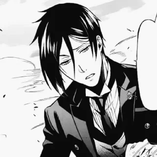 🕷 emoji black butler Telegram sticker 16 of 102